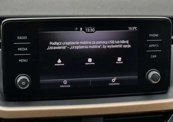 Skoda Kamiq cena 103999 przebieg: 3760, rok produkcji 2022 z Stary Sącz małe 562